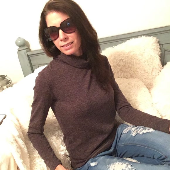 Charcoal Back Lace Up Sweater - Picture 6 of 7